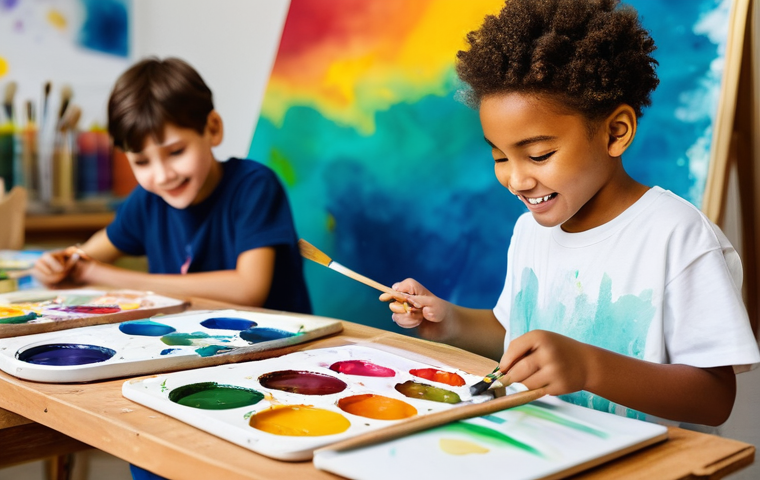 코코멜론 캐릭터와 유사한 다른 작품 - **Prompt: "A diverse group of cheerful children, aged 6-9, are on an exciting nature adventure. They...